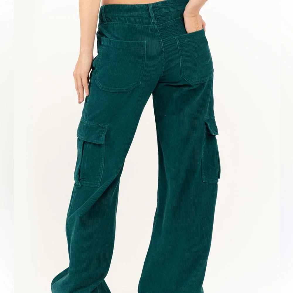RSQ womens cord Cargo Pants size 27 NWT